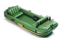 Inflatable boat sealing machine